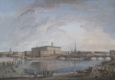 Ansicht von Stockholm von Elias Martin